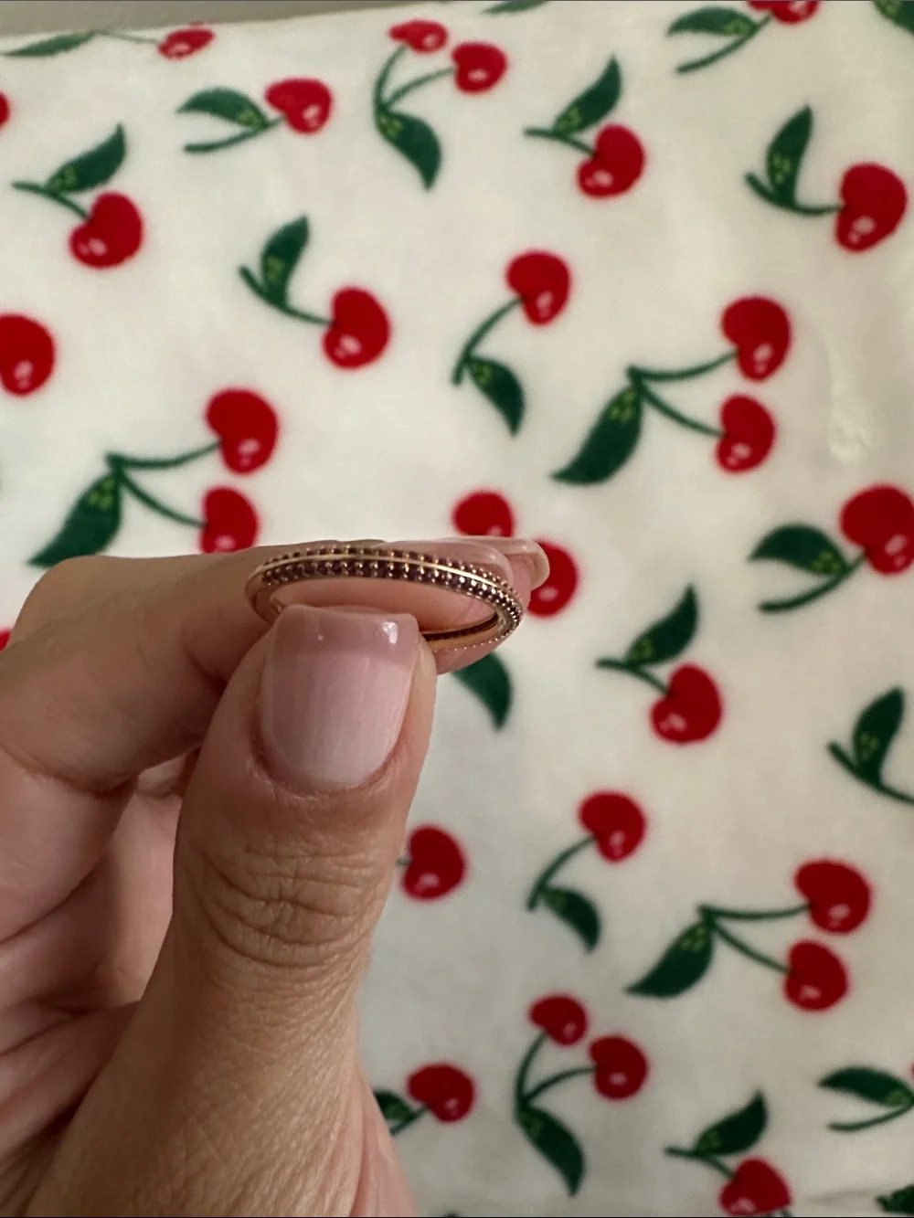 Pandora Rose Gold Thin Stackable Ring